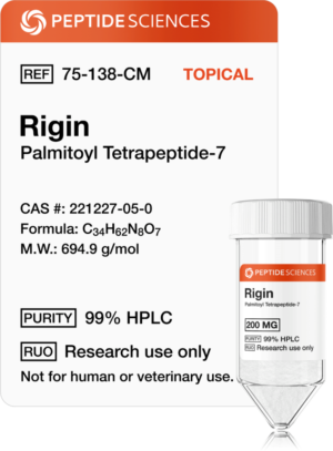 Rigin 200mg (Palmitoyl Tetrapeptide-7) (Topical)